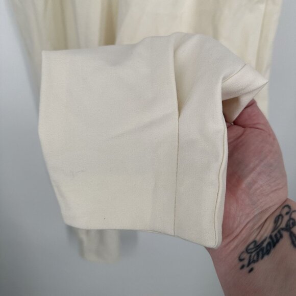Zara Women's Cream Pants Tapered Leg Size Small - Picture 4 of 5